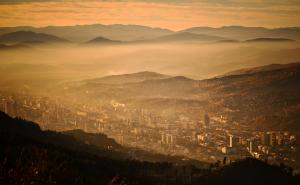 Foto: AA / Zalazak sunca u Sarajevu